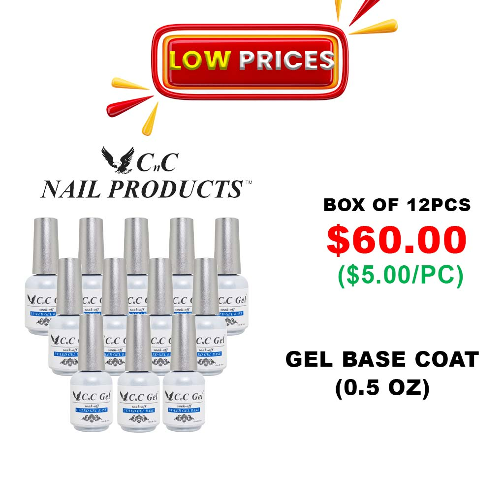 CNC | SOAK OFF GEL BASE COAT CASE